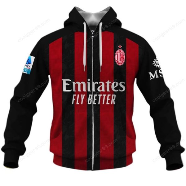 AC Milan Serie A 2526 Home Jersey Style Shirts - Image 2