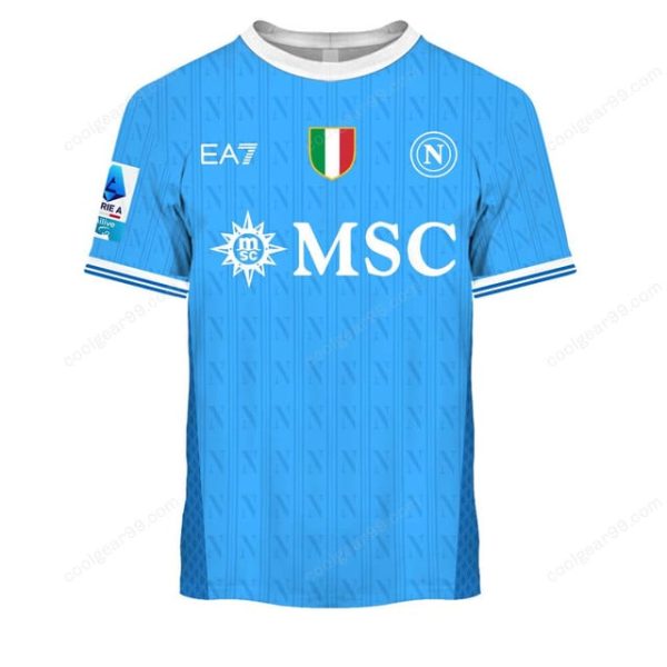 SSC Napoli  Serie A 2526 Home Jersey Style Hoodie - Image 6