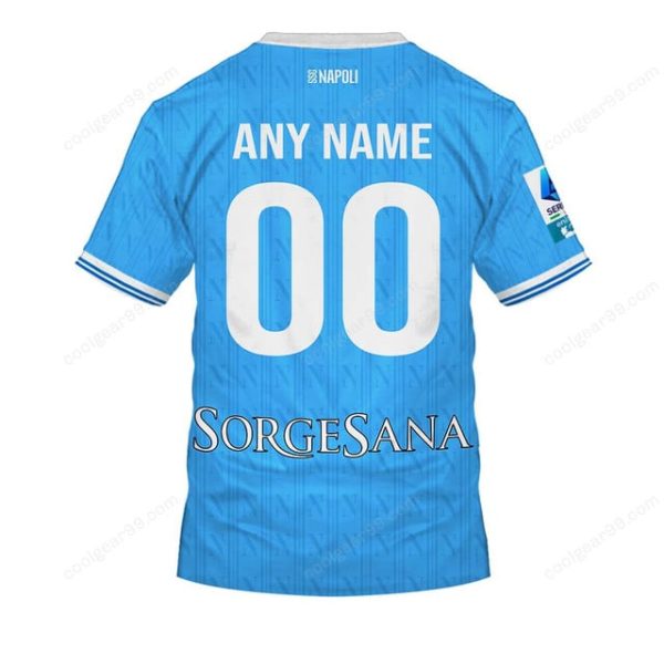 SSC Napoli  Serie A 2526 Home Jersey Style Hoodie - Image 7