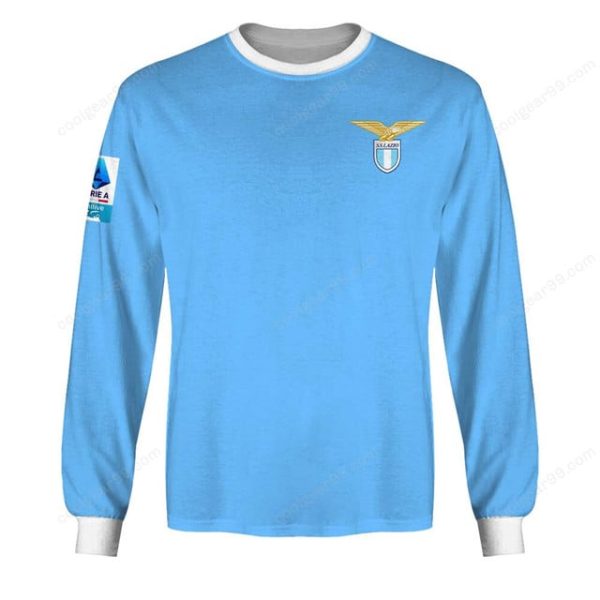 SS Lazio Serie A 2526 Home Jersey Style Shirts T-Shirts - Image 6