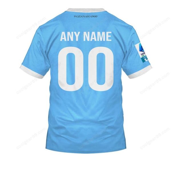 SS Lazio Serie A 2526 Home Jersey Style Shirts T-Shirts - Image 2