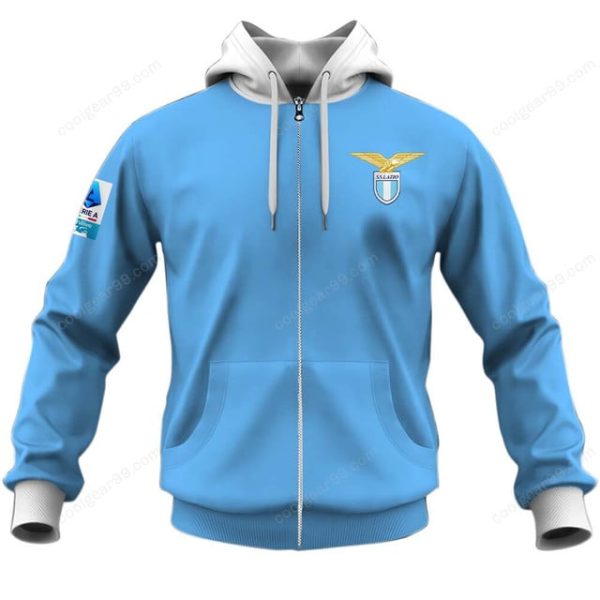 SS Lazio Serie A 2526 Home Jersey Style Shirts T-Shirts - Image 3