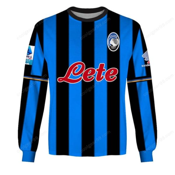 Atalanta BC Serie A 2526 Home Jersey Style Hoodie - Image 4