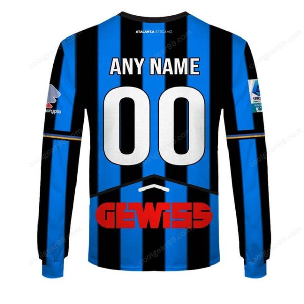 Atalanta BC Serie A 2526 Home Jersey Style Hoodie - Image 5