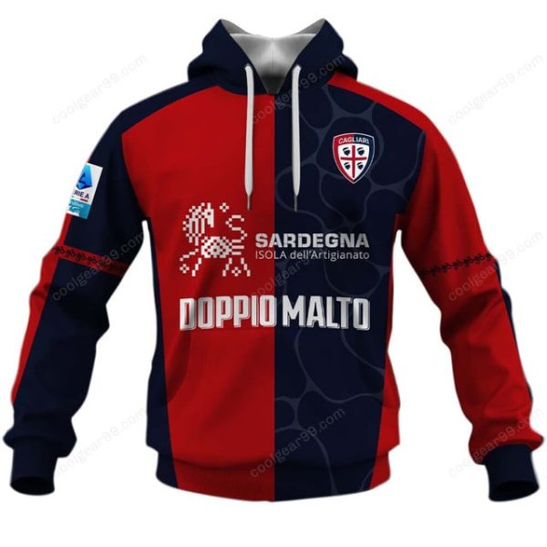 Cagliari Calcio Serie A 2526 Home Jersey Style Shirts T-Shirts - Image 4