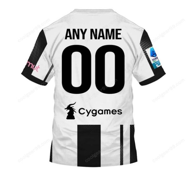 Juventus FC Serie A 2526 Home Jersey Style T-Shirts - Image 2