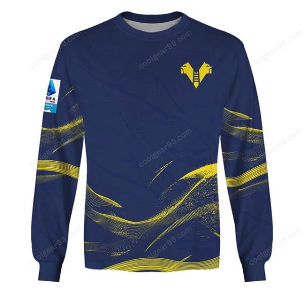 Hellas Verona FC Serie A 2526 Home Jersey Style Shirts T-Shirts - Image 6
