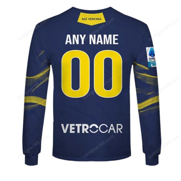 Hellas Verona FC Serie A 2526 Home Jersey Style Shirts T-Shirts - Image 7