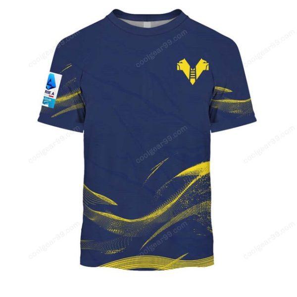 Hellas Verona FC Serie A 2526 Home Jersey Style Shirts T-Shirts
