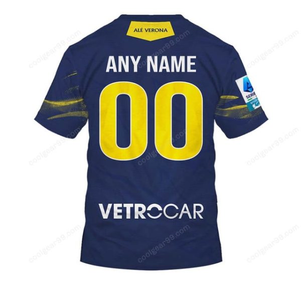 Hellas Verona FC Serie A 2526 Home Jersey Style Shirts T-Shirts - Image 2