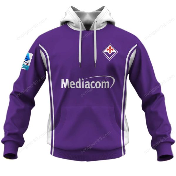 ACF Fiorentina Serie A 2526 Home Jersey Style T-Shirts - Image 4