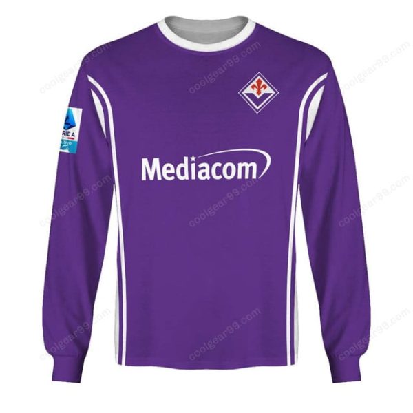 ACF Fiorentina Serie A 2526 Home Jersey Style T-Shirts - Image 6