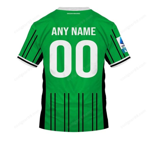 US Sassuolo Calcio Serie A 2526 Home Jersey Style Shirts T-Shirts - Image 2