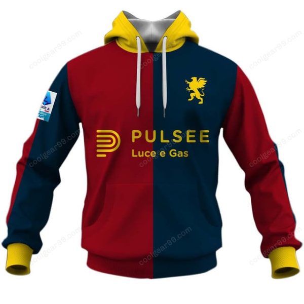 Genoa CFC Serie A 2526 Home Jersey Style Shirts T-Shirts - Image 6