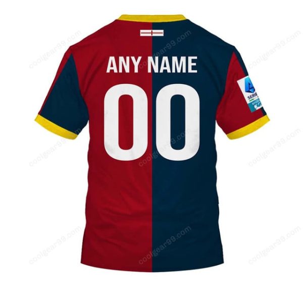 Genoa CFC Serie A 2526 Home Jersey Style Shirts T-Shirts - Image 2