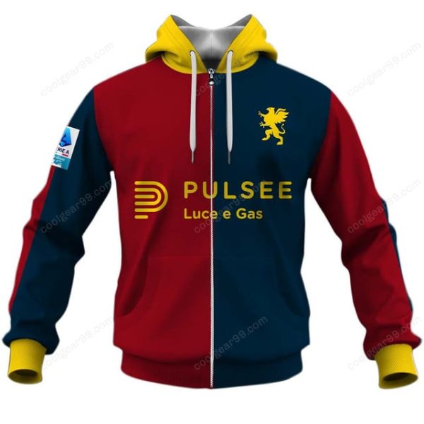 Genoa CFC Serie A 2526 Home Jersey Style Shirts T-Shirts - Image 5