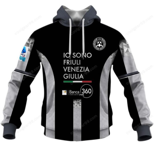 Udinese Calcio Serie A 2526 Home Jersey Style Shirts T-Shirts - Image 4