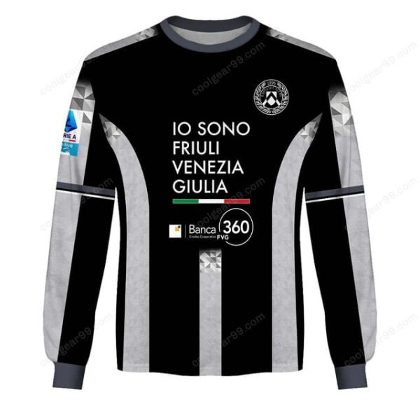 Udinese Calcio Serie A 2526 Home Jersey Style Shirts T-Shirts - Image 6