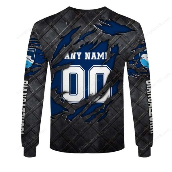 Delfino Pescara 1936 Black Metal Design Shirt Hoodie - Image 5