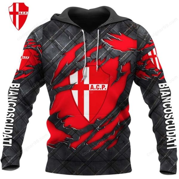 Calcio Padova Black Metal Design Shirt Hoodie