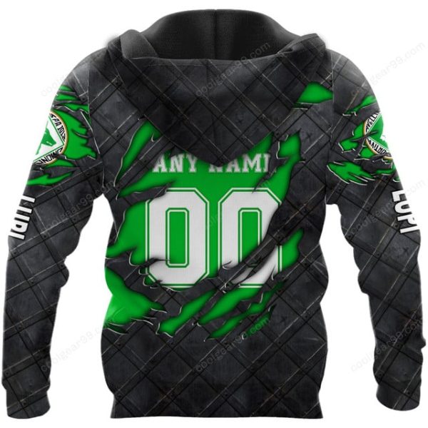 US Avellino 1912 Black Metal Design Shirt T-Shirts - Image 5