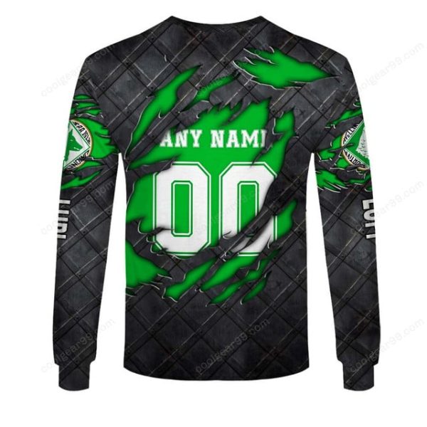 US Avellino 1912 Black Metal Design Shirt T-Shirts - Image 7