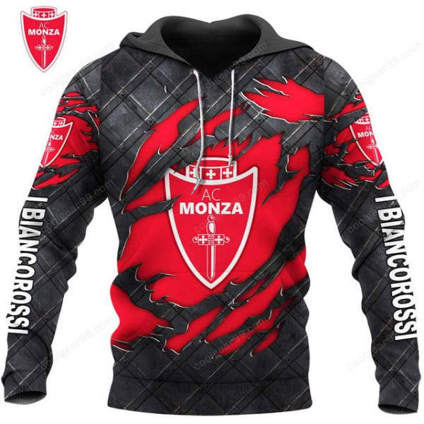 AC Monza Black Metal Design Shirt Hoodie