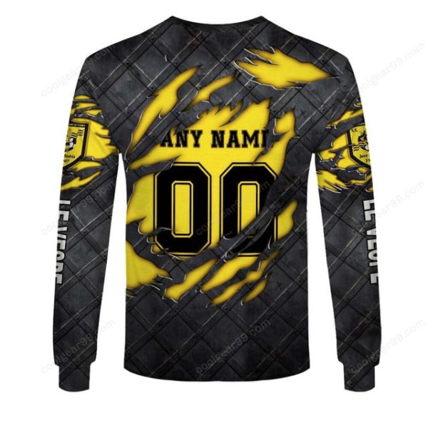 SS Juve Stabia Black Metal Design Shirt Hoodie - Image 5