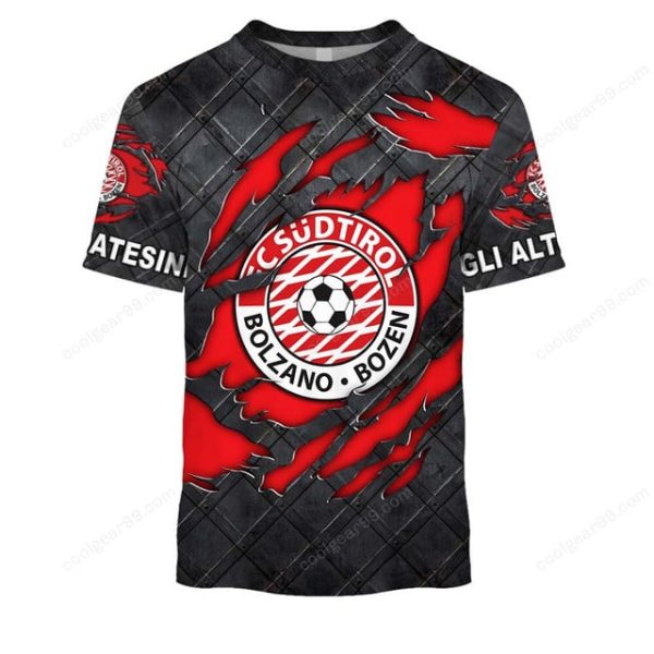 FC Südtirol Black Metal Design Shirt Hoodie - Image 6