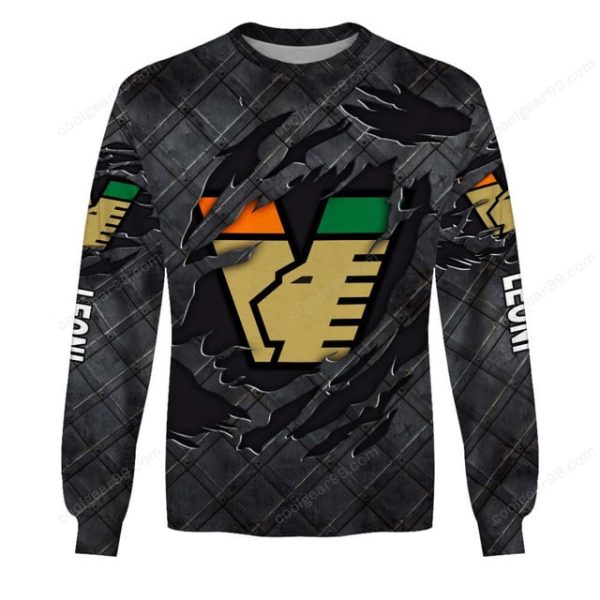 Venezia FC Black Metal Design Shirt Hoodie - Image 4