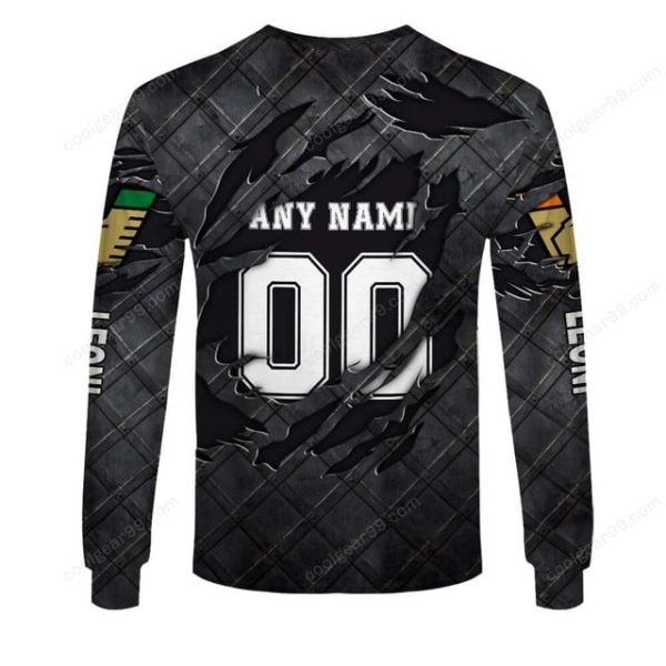 Venezia FC Black Metal Design Shirt Hoodie - Image 5