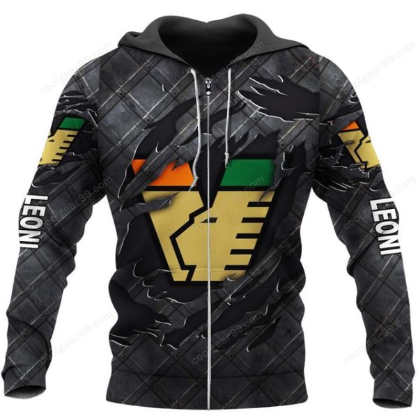 Venezia FC Black Metal Design Shirt Hoodie - Image 2