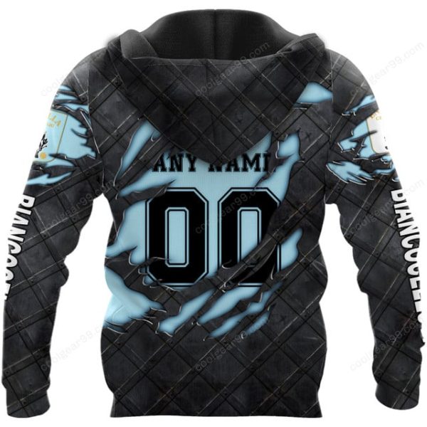 Virtus Entella Black Metal Design Shirt Hoodie - Image 3