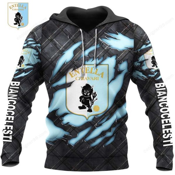 Virtus Entella Black Metal Design Shirt Hoodie