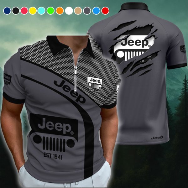 Jeep Lover Zipper Polo NN7099 - Image 2
