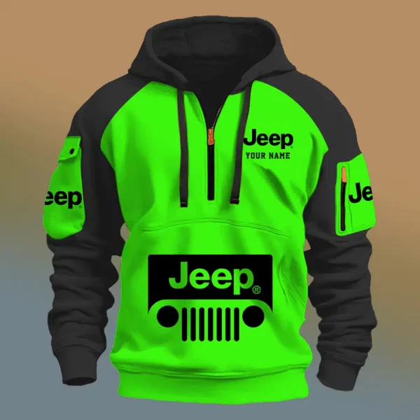 Limited Edition Half Zip Hoodie MGWNN6268 - Image 9