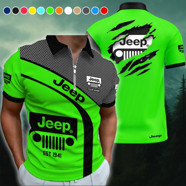 Jeep Lover Zipper Polo NN7099 - Image 9