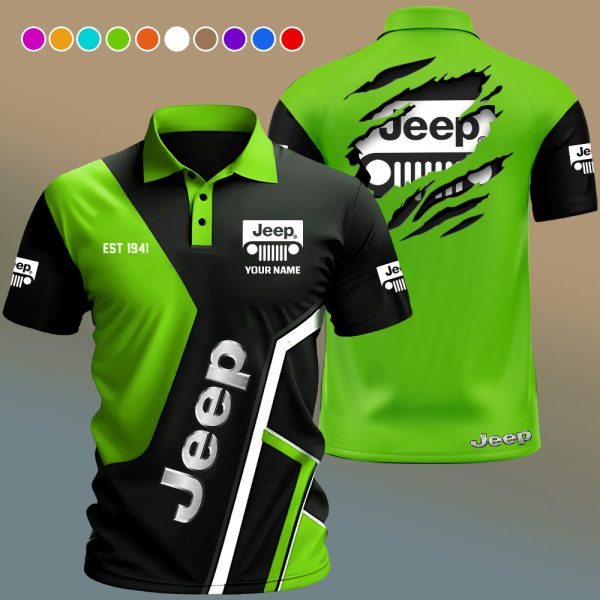 Jeep Lover Polo Shirt NN7068 - Image 8