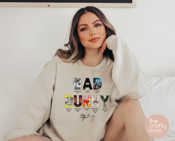 3D Hoodie Bad Bunny Sweatshirt Tshirt New Album Cover - Image 2