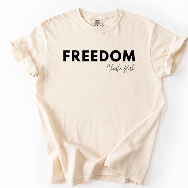 Charlie Kirk Freedom Tee, Charlie Kirk Freedom Shirt Stand with Charlie Kirk, Human Rights Tee - Image 5