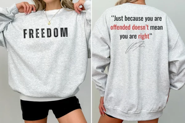 Charlie Kirk Freedom Sweatshirt, Charlie Kirk Make America Great Again, Charli Kirk Hoodie - Image 5