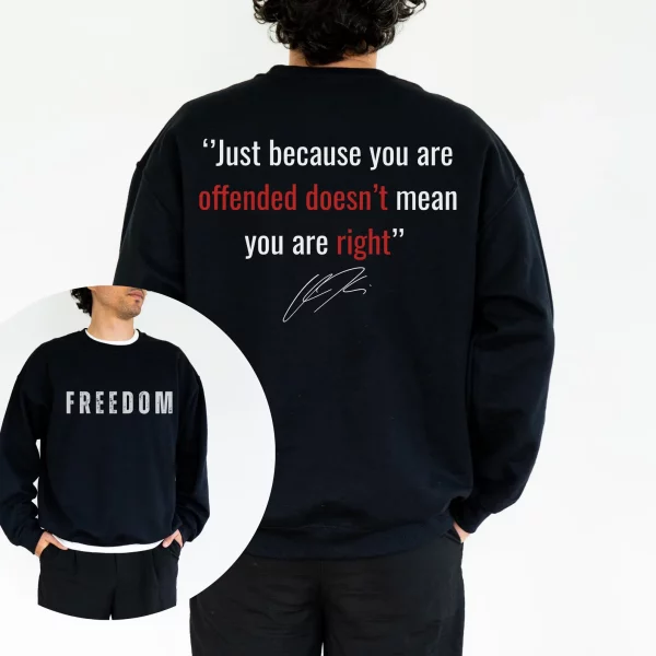 Charlie Kirk Freedom Sweatshirt, Charlie Kirk Make America Great Again, Charli Kirk Hoodie - Image 6