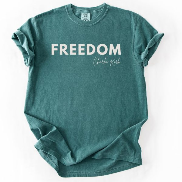Charlie Kirk Freedom Tee, Charlie Kirk Freedom Shirt Stand with Charlie Kirk, Human Rights Tee - Image 3