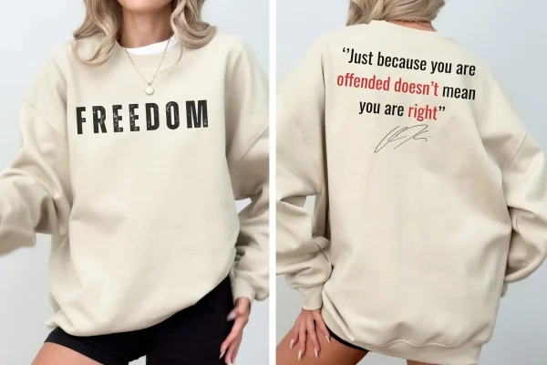 Charlie Kirk Freedom Sweatshirt, Charlie Kirk Make America Great Again, Charli Kirk Hoodie - Image 4