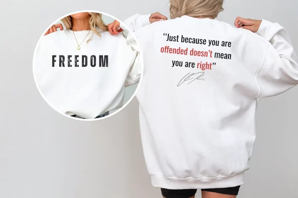 Charlie Kirk Freedom Sweatshirt, Charlie Kirk Make America Great Again, Charli Kirk Hoodie