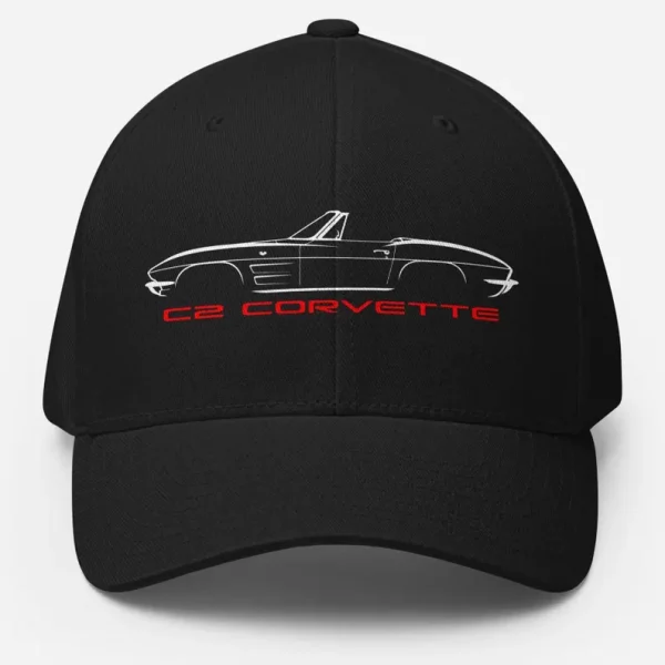 Limited Edition C2 Corvette Cap for Classic Vette Enthusiasts