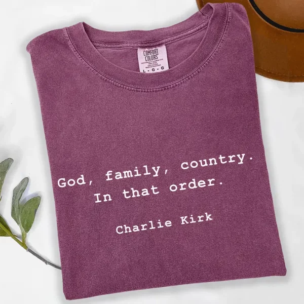 Charlie Kirk Memorial Shirt | RIP Tribute Sweatshirt and Hoodie – Forever in Our Hearts - Image 3