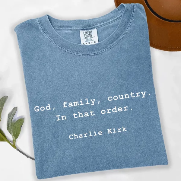 Charlie Kirk Memorial Shirt | RIP Tribute Sweatshirt and Hoodie – Forever in Our Hearts