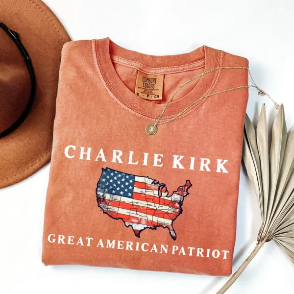 Pray for Charlie Kirk Shirt, Patriotic Charlie Kirk T-Shirt - Image 5