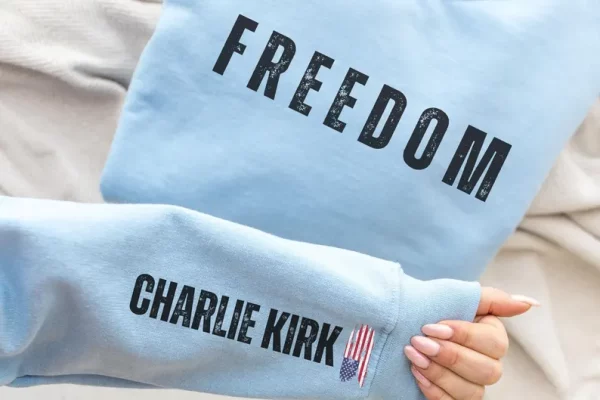 Charlie Kirk Freedom Sweatshirt, Charlie Kirk Make America Great Again - Image 5